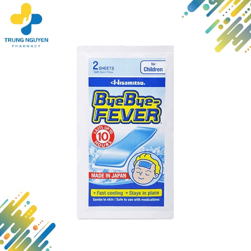 Miếng dán hạ sốt cho trẻ em Bye Bye Fever (Hộp 16 miếng)