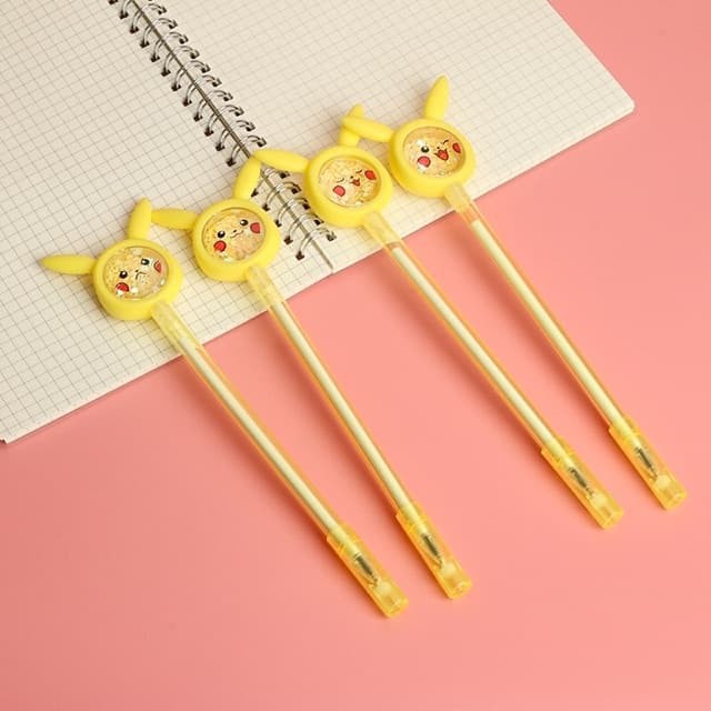 Bút bi nước cho học sinh pikachu xinh  xắn cute