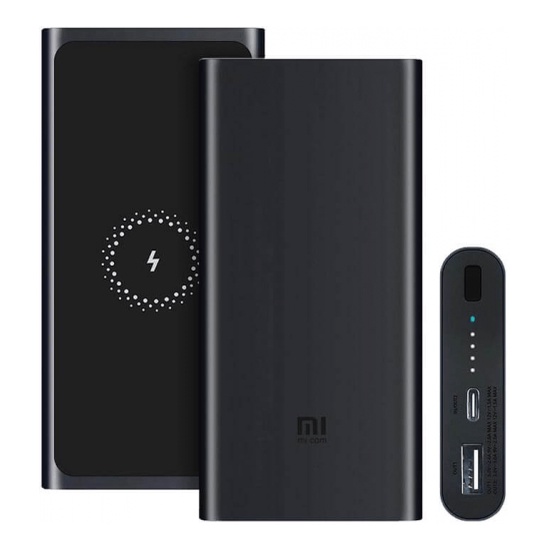 Pin sạc dự phòng không dây Xiaomi 10000mAh 2019 - Sạc dự phòng tích hợp sạc không dây 10000mAh Xiaomi lite