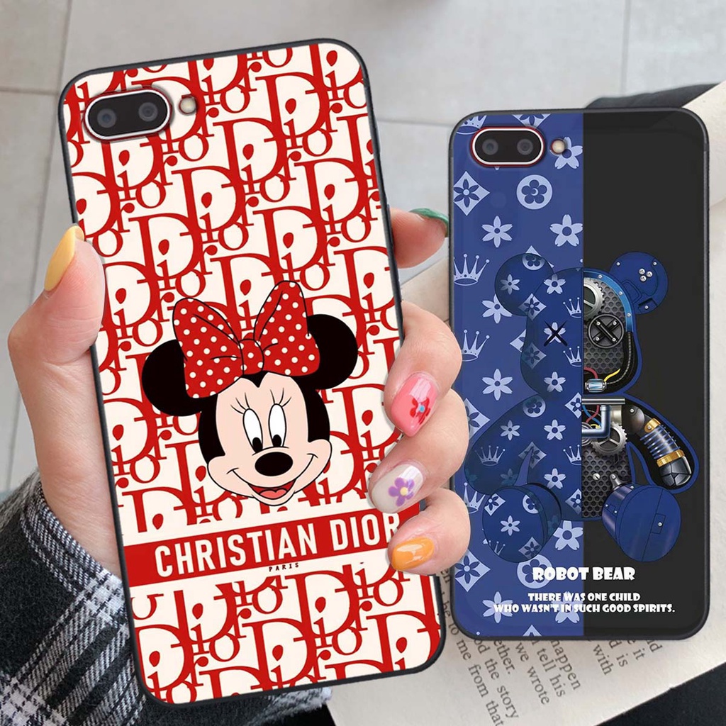Ốp lưng OPPO  REALME C1 hình thương hiệu, thời trang, cute, đáng yêu