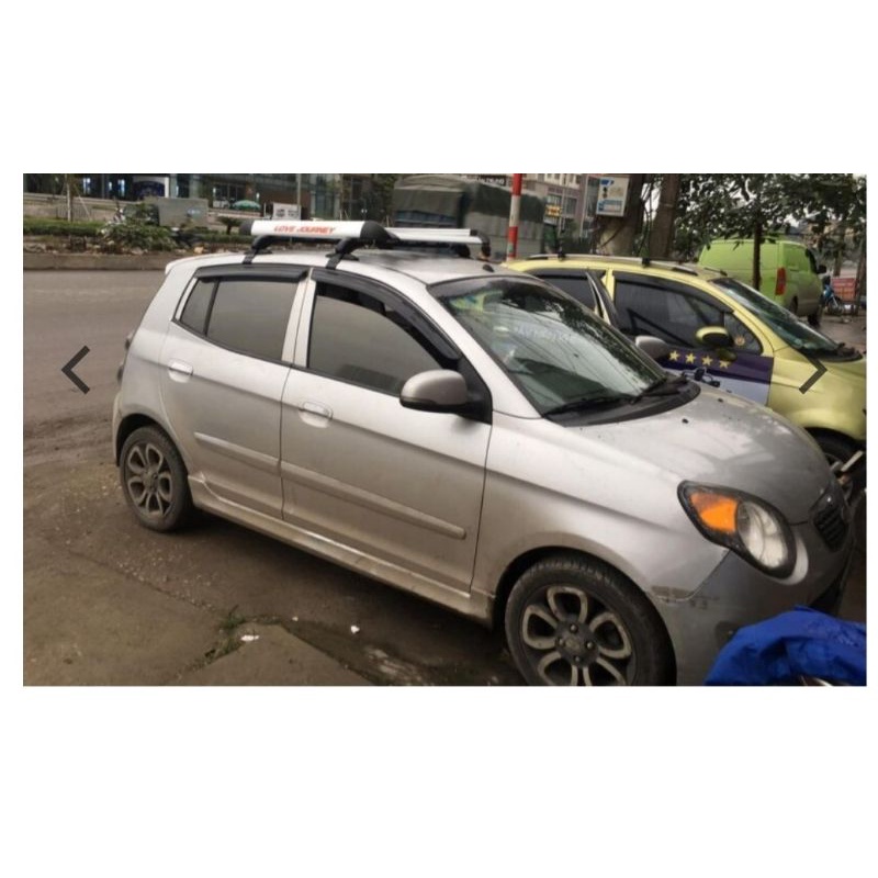 Giá nóc xe Kia Morning ⚡ HÀNG CAO CẤP ⚡ Baga mui ô tô chất liệu hợp kim nhôm nhẹ bền, chịu tải cao