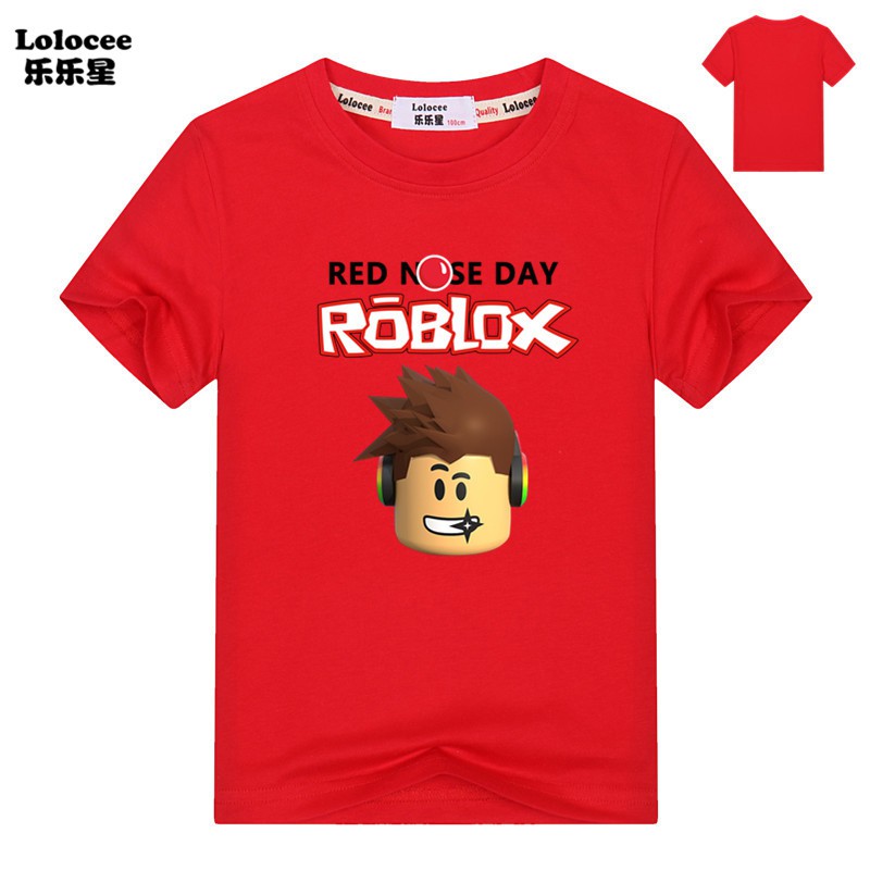 ROBLOX Áo Thun Ngắn Tay In Chữ Dành Cho Bé Trai