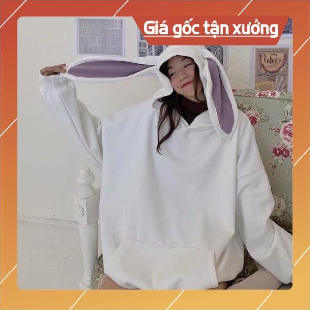 🍀 [RẺ VÔ ĐỊCH] Áo Hoodie Tai Thỏ Cực Xinh Iu🐰🐰(Hàng Có Sẵn Ảnh Thật) 🍀