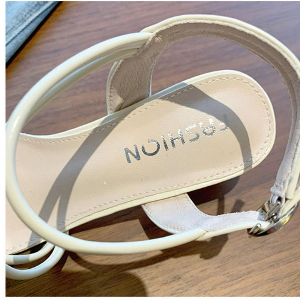 Sandal cao gót 5 phân Womenstyle dây chéo, giày cao gót hot hè 2023 cực êm chân size chuẩn mã TD52