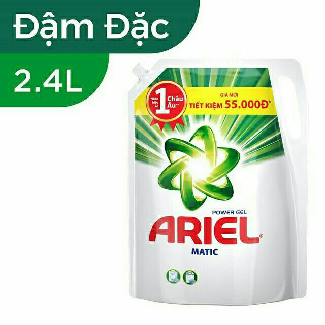 Nước giặt Ariel Matic (túi 2.1kg)