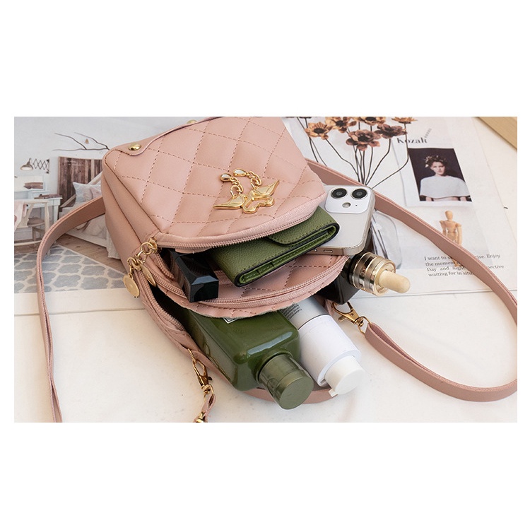 Balo Chuwanglin thời trang vải da nhỏ nhắn tiện lợi