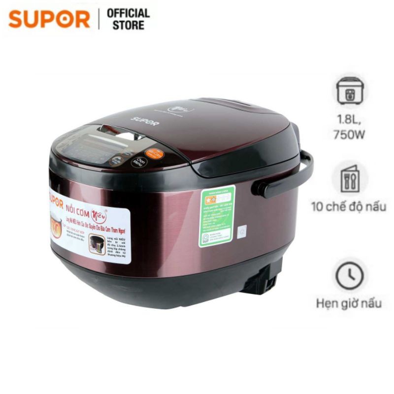 Nồi cơm điện tử Supor 1.8 lít 50FC533VN-75 | Hàng trưng bày