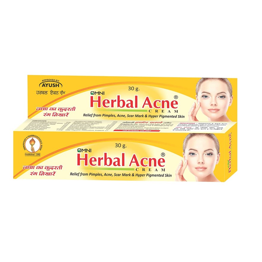 Thảo dược Omni Herbal Acne 30g chấm mụn từ Ấn Độ - Mandala Shop