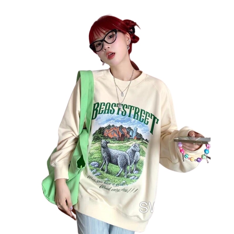 Áo Sweater Cừu Ulzzang Unisex VN CLO - SWT018_PET