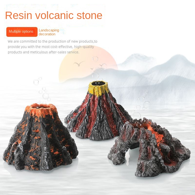 Hòn Non Bộ Bằng Nhựa resin Trang Trí Bể Cá Cảnh