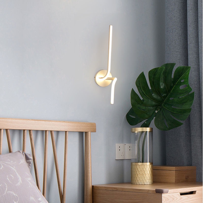 Hiện Đại Led PhòNg Ngủ ĐèN GắN TưỜNg BắC ÂU Sang Trọng Đèn Treo Tường Trang Trí PhòNg KháCh ĐèN Ngủ Treo TưỜNg