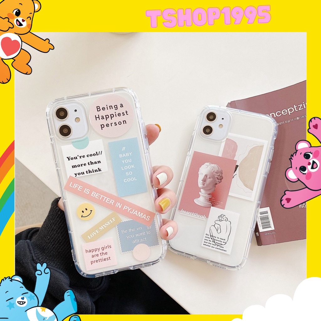 Ốp lưng IPHONE dẻo trong 6/6plus/6s/6splus/7/7plus/8/8plus/x/xr/xs/11/12/13/pro/max/plus/promax mẫu life is better