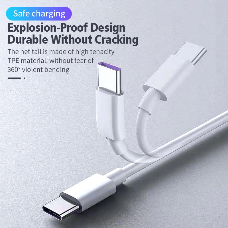 Dây cáp sạc USB loại C FONKEN 5A siêu nhanh bằng silicone lỏng màu đơn sắc cho Android
