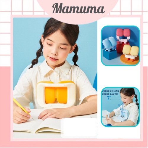 Giá đỡ chống cận thị cho bé chống gù lưng trẻ em kẹp gắn vào bàn học điều chỉnh tư thế chuẩn - Mamuma Store