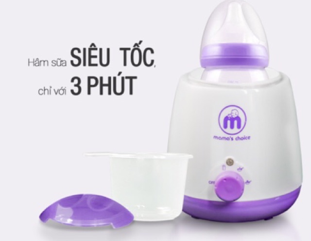 [Mã 267FMCGSALE giảm 8% đơn 500K] Máy hâm sữa siêu tốc đa chức năng Mama’s Choice