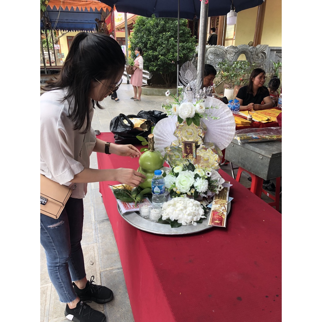 Tráp trà lễ 3 hộp - màu Trắng