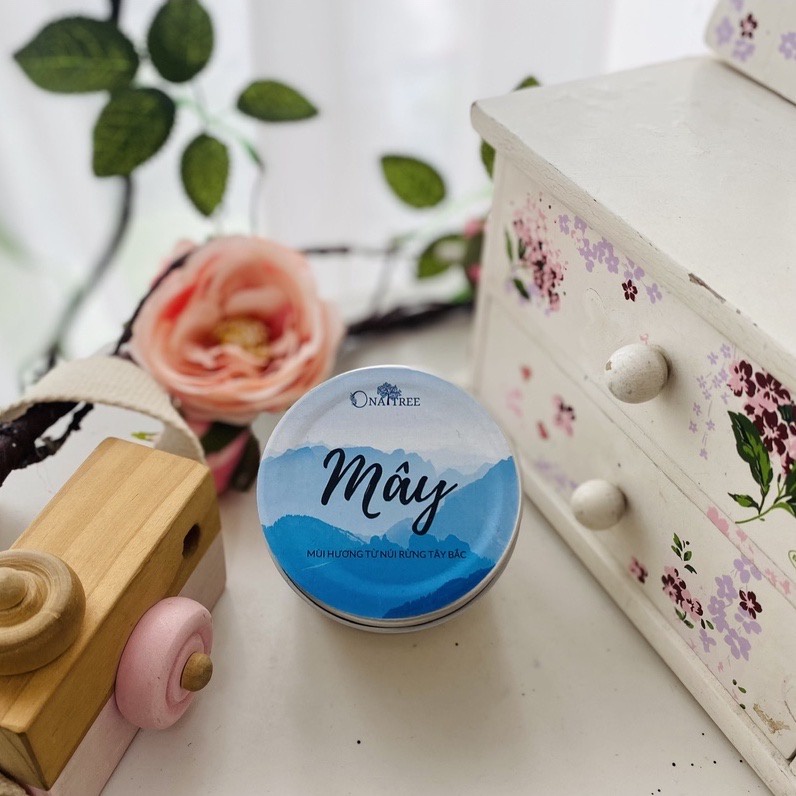 Nến Thơm Tinh Dầu Tây Bắc Hương Mây ONATREE Không Hương Liệu Không Hoá Chất 50g - 220g