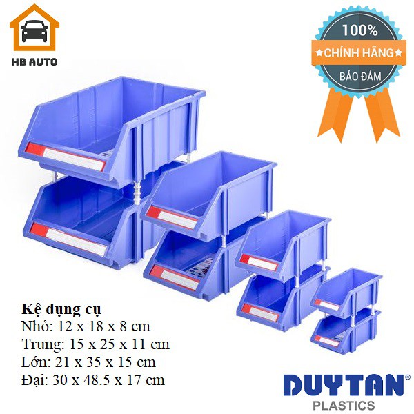 Combo 2 Cặp Kệ Dụng Cụ Nhỏ Đựng Các Loại Ốc Vít Duy Tân (12 x 18 x 8 cm) No.716