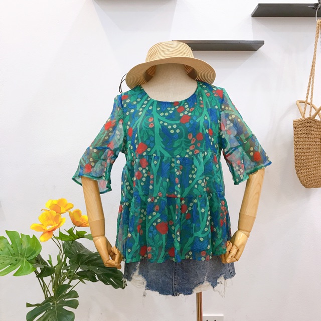 Ao somi hoạ tiết ( phạm Linh)