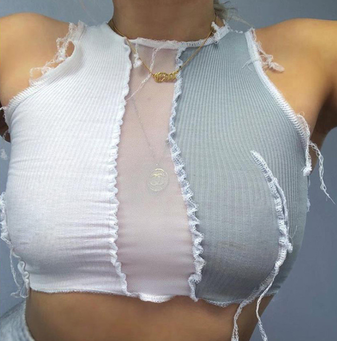 Áo Ba Lỗ Lửng Thời Trang Dành Cho Nữ