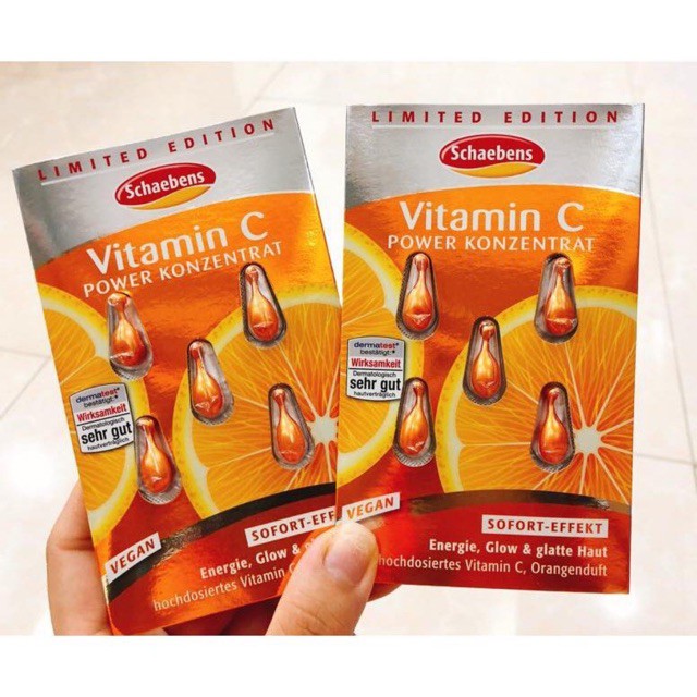 1 Vỉ Viên nang serum dưỡng da Balea Đức