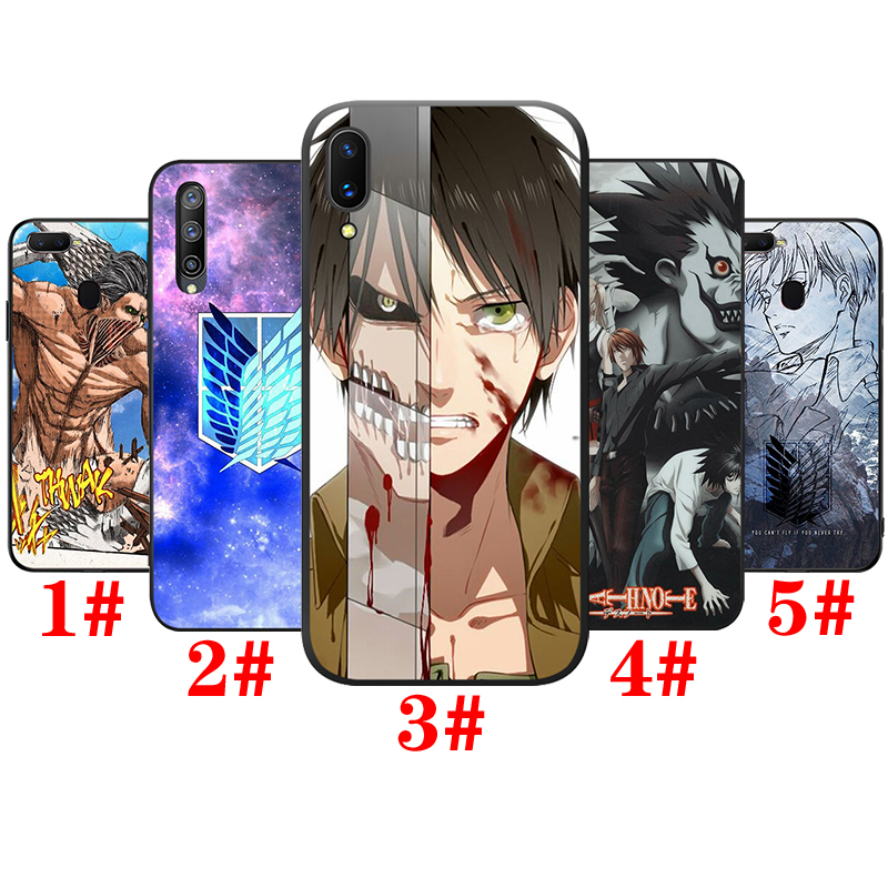 Ốp Lưng Silicone In Hình Attack On Titan Cá Tính Cho Vivo V7 Plus V9 V11 V15 V19 V20 Se Pro Y75 Y79 Y85 Y89