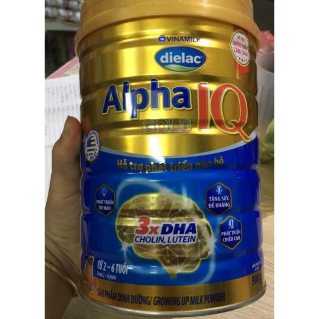 {Mẫu mới}Sữa dielac alpha gold 4 900g cho trẻ từ 2-6 tuổi