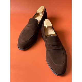 Giày Penny Loafer - Phom R - Da bê Ý - Đế khâu Blake