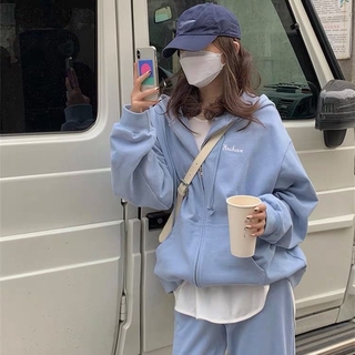 Set Đồ Thể Thao Form Rộng Phong Cách Hàn Quốc Dành Cho Nữ