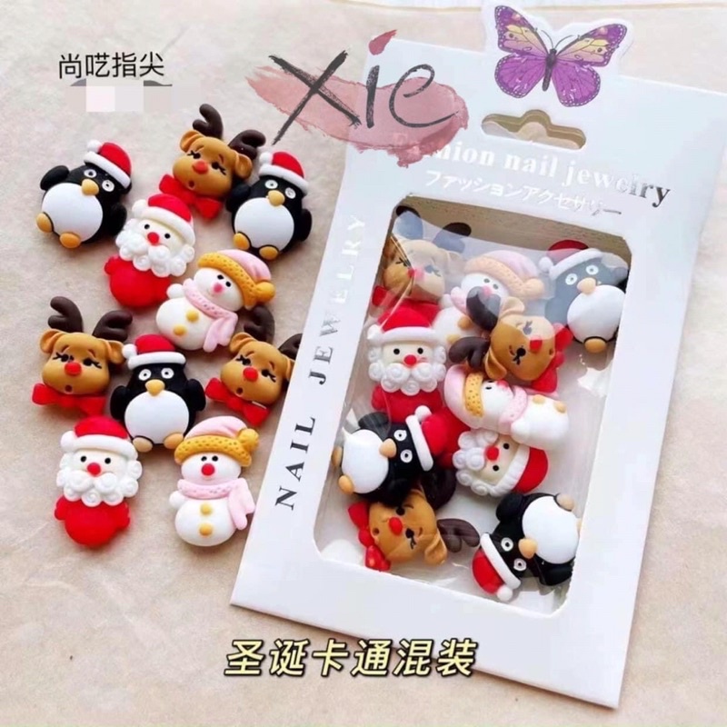 CHARM NAIL CAO CẤP / CHARM GẮN MÓNG / NOEL  - XIE dụng cụ nail&amp;mi ♥️
