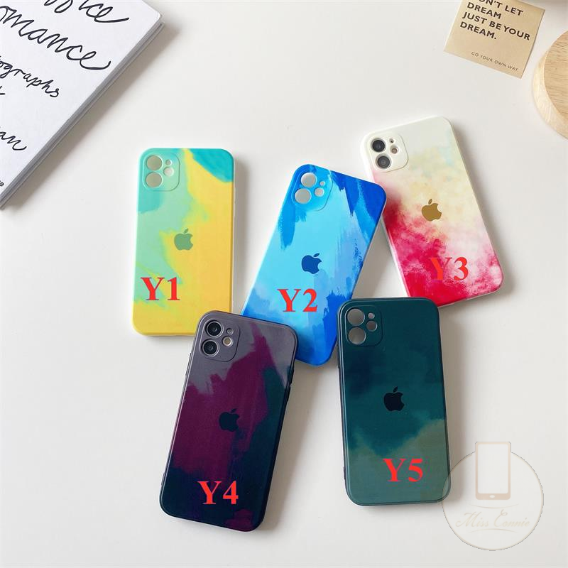 Ốp Lưng Tpu Mềm Chống Rơi Màu Nước Cho Iphone 11 Pro Max 12 Pro Max Iphone X Xs Max Xr 6 6s 7 8 Plus Iphone 12 Mini Se 2020