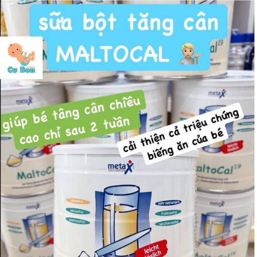 Sữa Maltocal 19  giúp trẻ Tăng Cân, Tăng Chiều Cao, dùng được cho cả người lớn của Đức