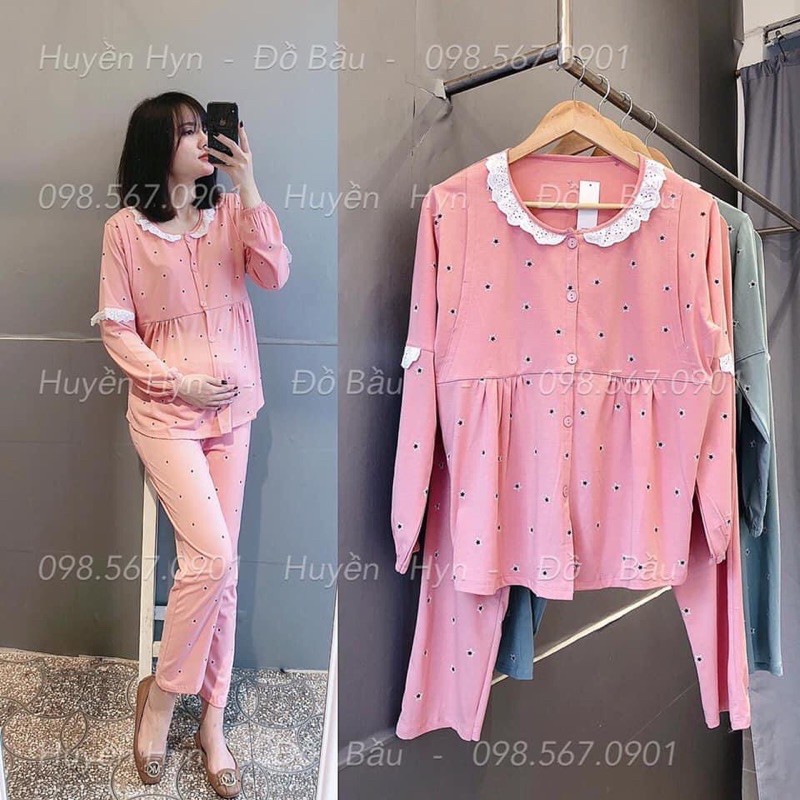 Bộ Bầu Và Cho Con Bú Thời Trang - Chất Dày Dặn Mịn Đẹp Nhất