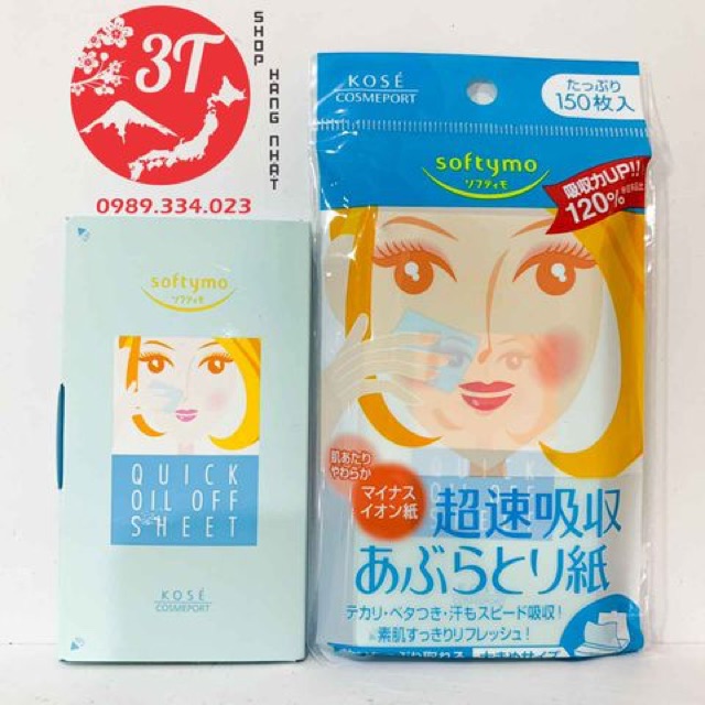 Giấy thấm dầu Kose softymo - Nhật Bản | BigBuy360 - bigbuy360.vn