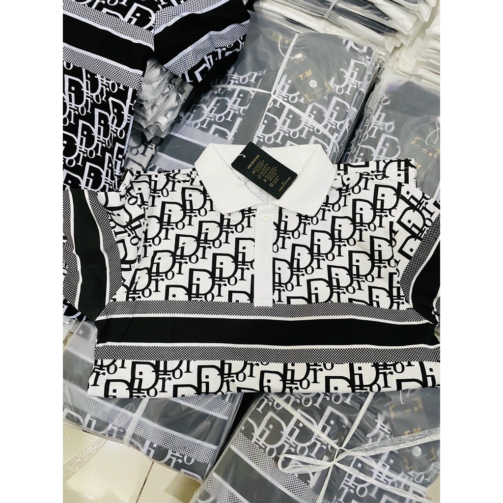 Áo thun nam polo tay ngắn có cổ thêu họa tiết chất cotton co giãn dày đẹp cao cấp AHFASHION | BigBuy360 - bigbuy360.vn