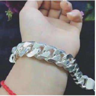 Lắc tay nam bạc - Vòng tay dân chơi loại toBản To Cao Cấp Không gỉ BRXICHBANTO