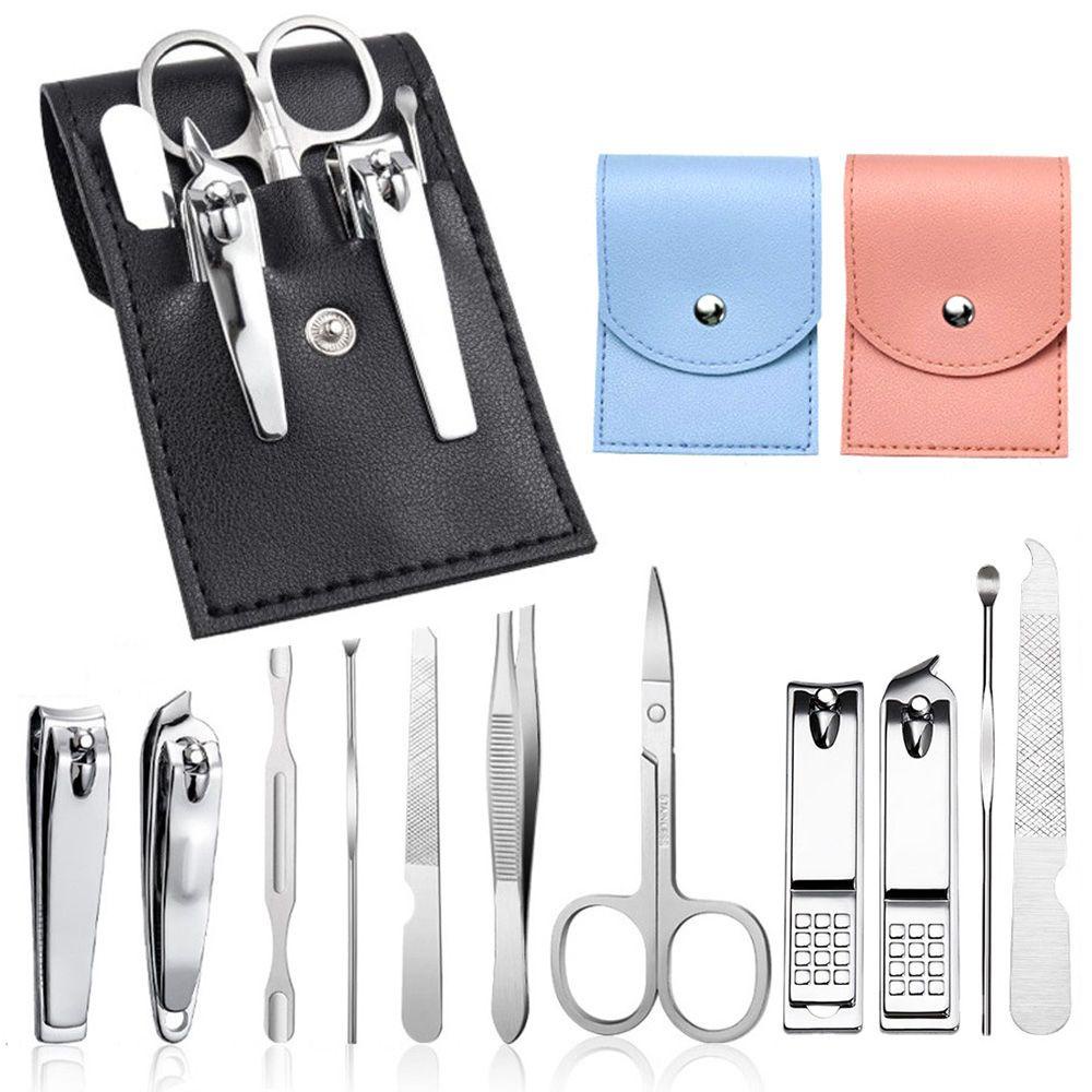 Bộ Dụng Cụ Chăm Sóc Móng Tay Kèm Túi Da PU Tiện Dụng