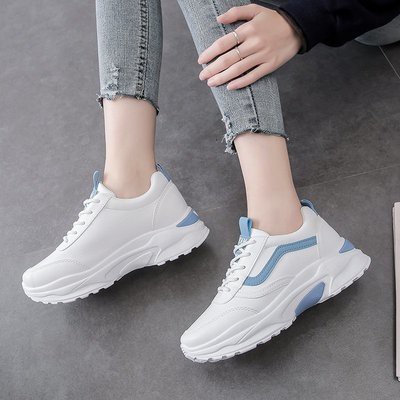 [Mã WAMT2405 giảm 10K đơn 0K] GIÀY THỂ THAO NỮ SIÊU ĐẸP, SIÊU XINH. 2 MÀU (TRẮNG,XANH) ĐỘN ĐẾ 5cm TĂNG CHIỀU CAO. | BigBuy360 - bigbuy360.vn