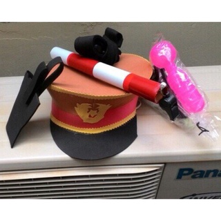 Bộ phụ kiện công an cho bé gồm 6 món