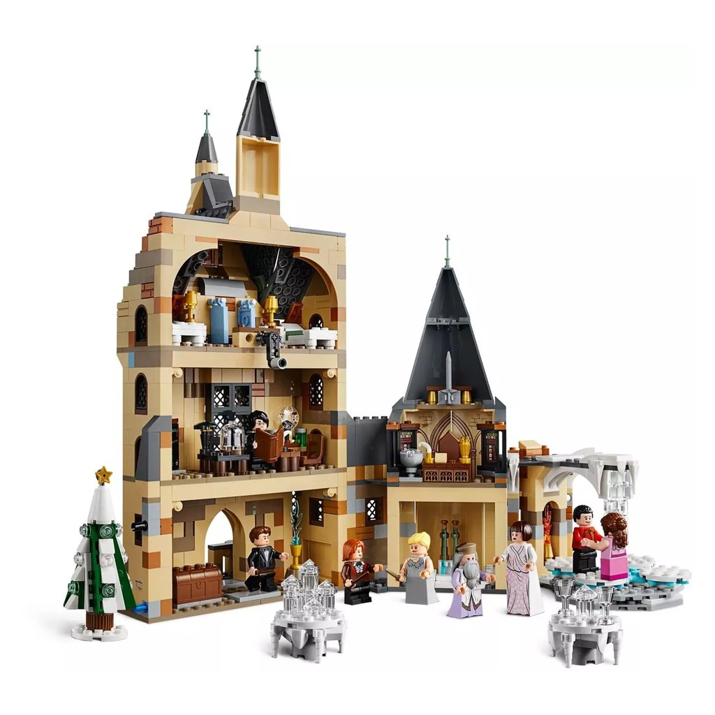 LARI 11344 Lắp ghép Harry Potter tòa tháp Hogwarts - Hogwarts Tower - Đồ chơi Xếp hình Mô hình 75948 BELA