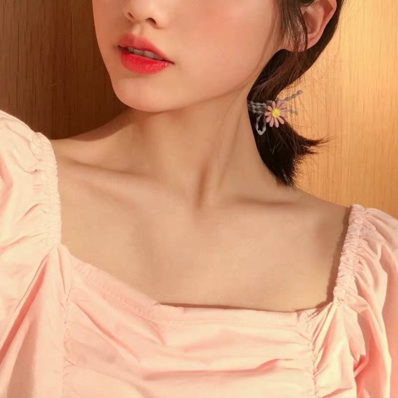 Dây buộc tóc Hàn Quốc hoa cúc nhí HOT TREND - Chun đôi cực bền - co giãn thoải mái