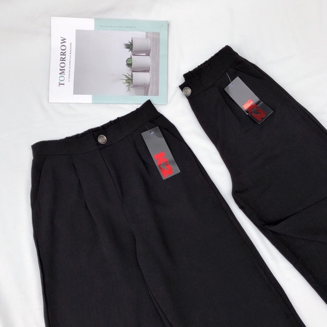 Quần lửng lưng thun phía sau ( dài 85cm)