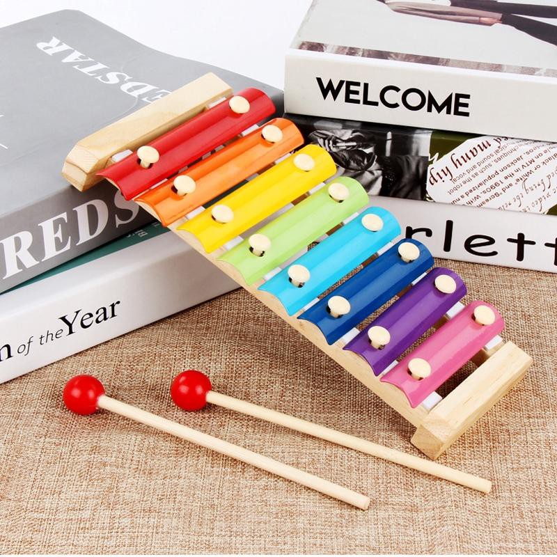 Đồ chơi đàn gõ màu sắc Piano Xylophone với 8 thanh nhạc giúp bé phát triển tư duy âm nhạc