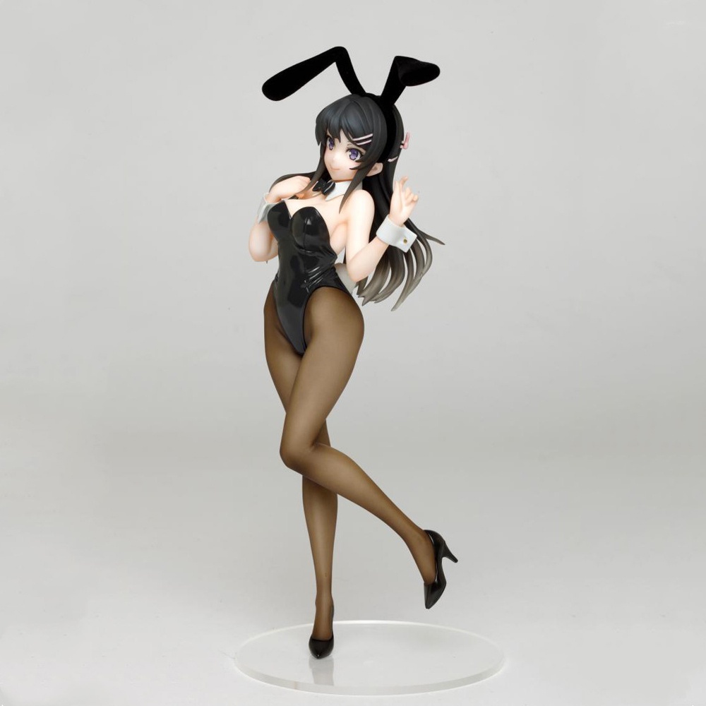 BERNARDO Japan Sakurajima Mai 20cm Bunny Girl Ver Action Figure Girls Figure Anime Mai Senpai PVC Doll Toys Model Doll Does Not Dream Of Bunny Girl