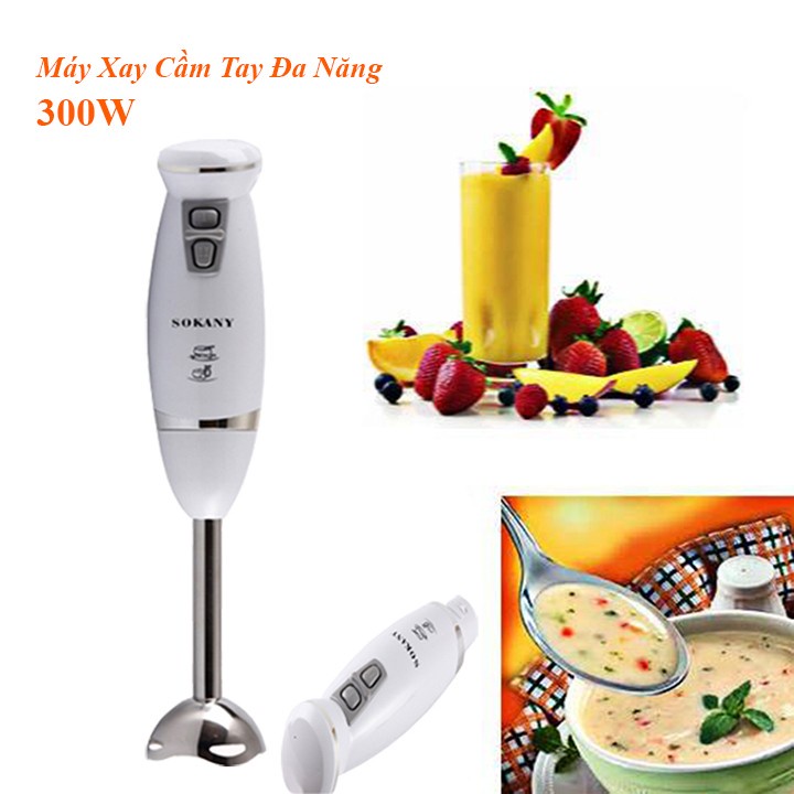 MÁY XAY CẦM TAY SOKANY -HB250A ( xay tất cả thực phẩm )