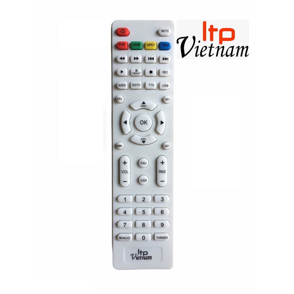 Điều khiển LTP VIỆT NAM loại tốt theo máy - Tặng kèm pin - Remote LTP