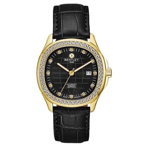 Đồng hồ nam dây da Bentley BL1869 BL1869-10 BL1869-10MWWB chính hãng mặt kính chống xước