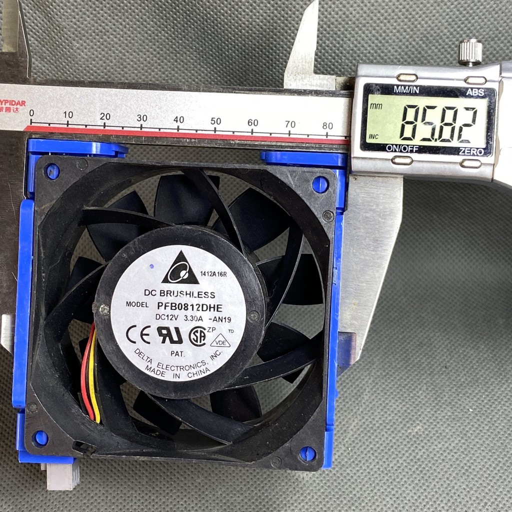 QUẠT 8 cm DELTA,12V 3.3A 39.6W. PFB0812DHE. GIÓ CỰC MẠNH