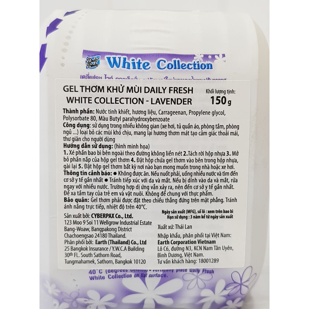 Sáp Thơm Khử Mùi Nami White Collection Thái Lan