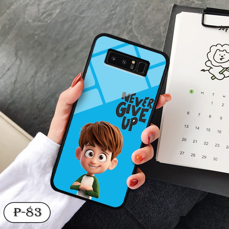 Ốp kính in hình cute SAMSUNG NOTE 8